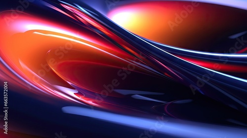 A vibrant wallpaper featuring neon-colored liquid waves