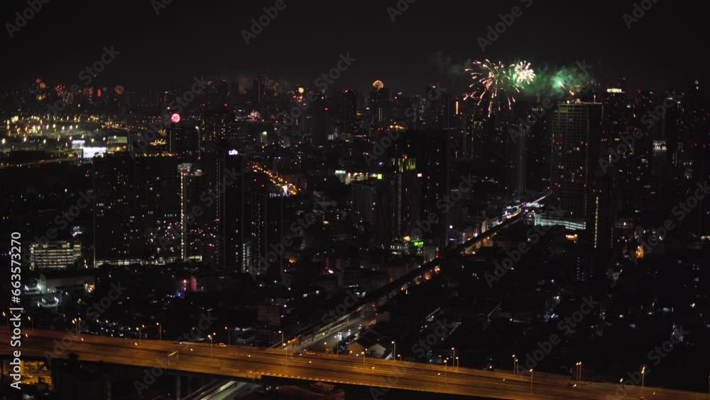 Bangkok's Sky Lit Up In A Stunning Fireworks Display Bangkok's Sky Lit Up In A Stunning Fireworks Display