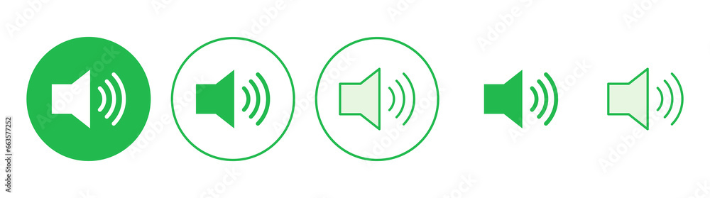 Speaker icon set. volume icon vector. loudspeaker icon vector. sound symbol Speaker icon set. volume icon vector. loudspeaker icon vector. sound symbol
