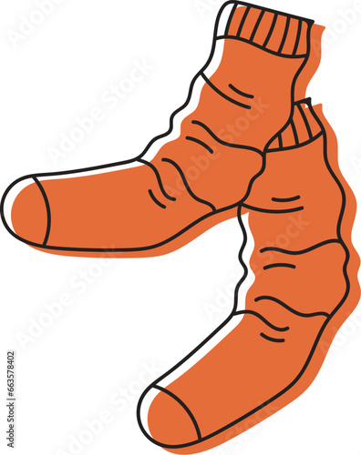 Socks Clothes Lined