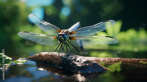 dragonfly on a leaf © ArtProduction
