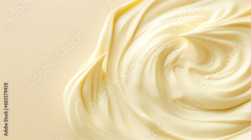 黄色いクリームの背景