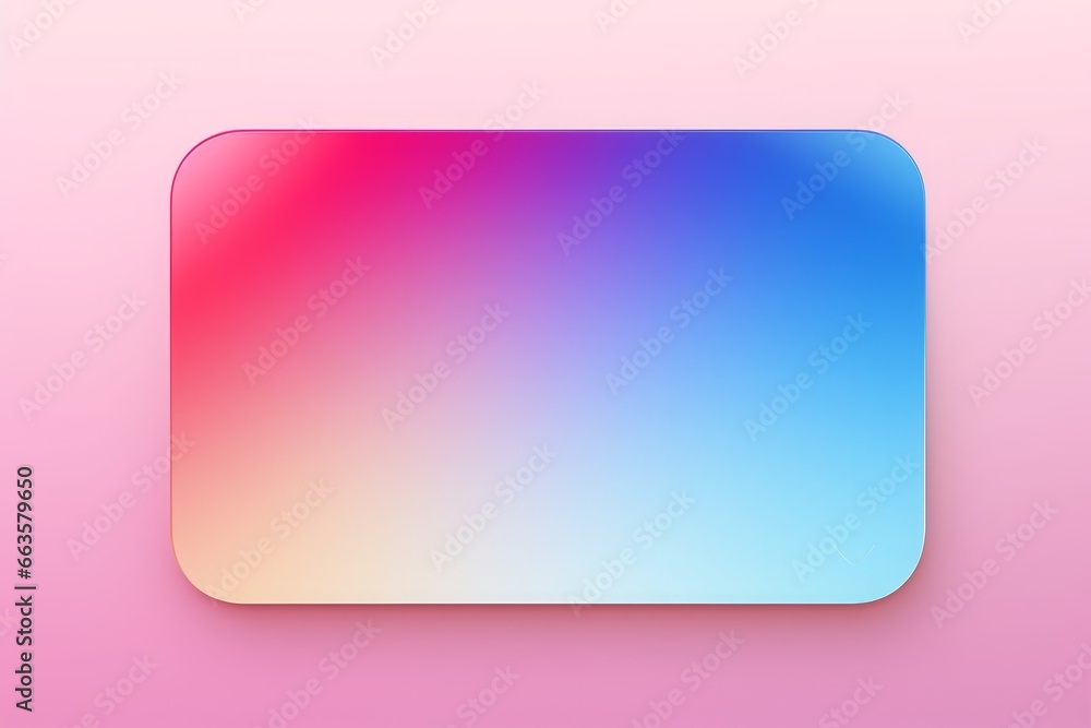 Card-style layout, flat rectangular shape board elevated, on bright gradient background, bold and pastel colors, pink, blue, white. Minimal concept, copy space mockup Card-style layout, flat rectangular shape board elevated, on bright gradient background, bold and pastel colors, pink, blue, white. Minimal concept, copy space mockup