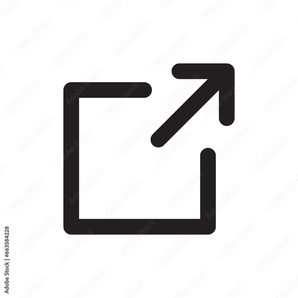 External Link Icon. vector trendy style illustration on white background..eps External Link Icon. vector trendy style illustration on white background..eps
