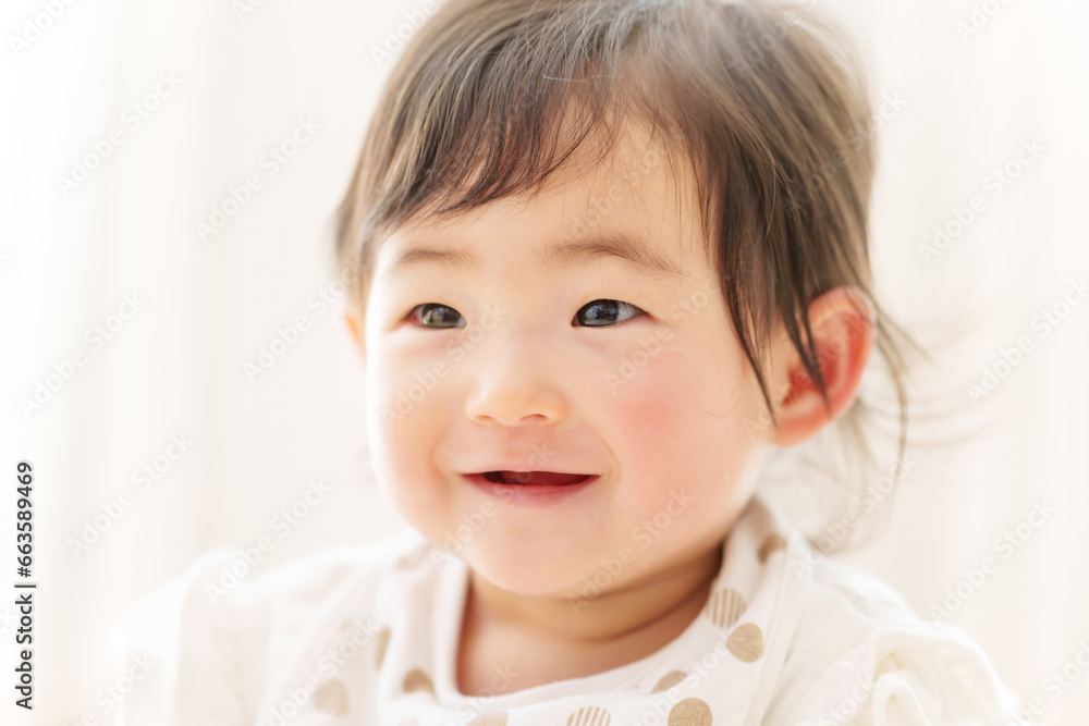 赤ちゃんの笑顔 ポートレート 赤ちゃんの笑顔 ポートレート