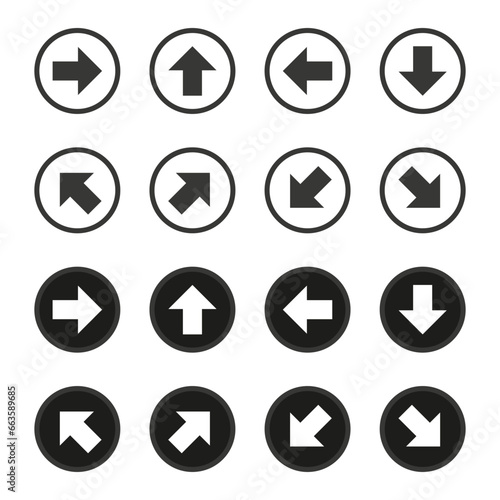 Arrow icon set. Vector illustration. EPS 10. Free Download Arrow icon set. Vector illustration. EPS 10. - GFXLoad