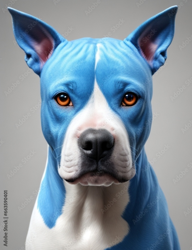 Beautiful blue dog