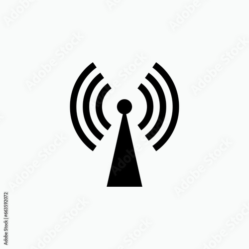 Signal Icon . Wifi, Transmission Symbol.  