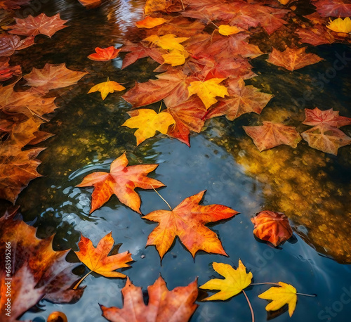 Autumn Maple Water
