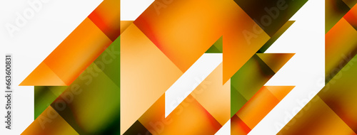 Captivating vector abstraction. Triangles interlock in mesmerizing dance, crafting dynamic geometric backdrop. Fusion of shapes and angles creates artful symphony of modern design