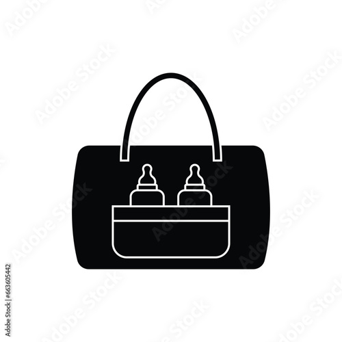 Baby bag icon design. isolated on white background. vector illustration