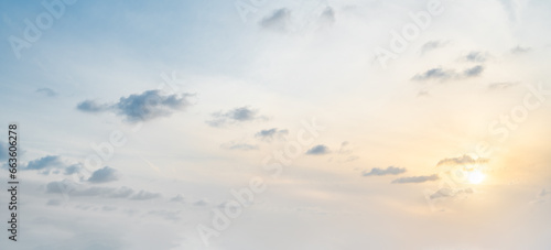 White Clouds In Blue Sky