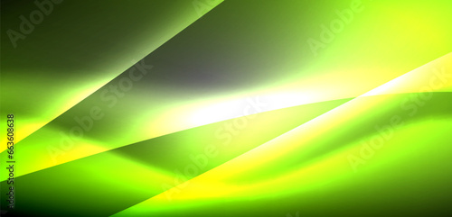 Neon-lit waves surge across background, mesmerizing dance of luminescence and motion. Dynamic backdrop captures essence of energy and modern aesthetics