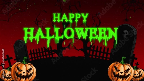 halloween background with pumpkin