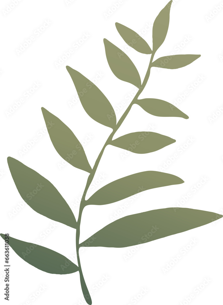 Naklejka premium Leaf Vector Illustration