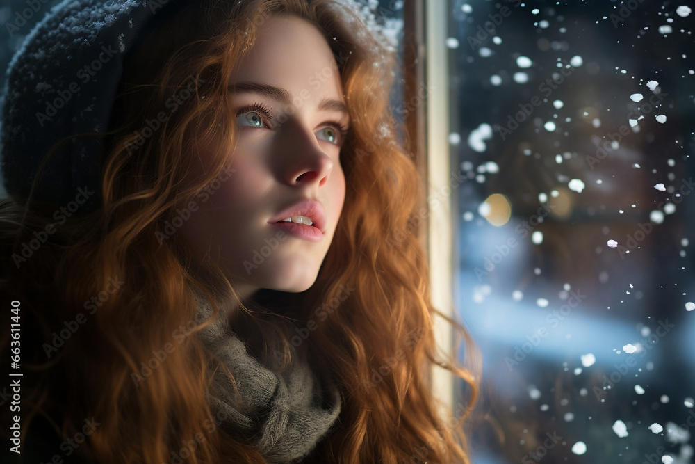 Snowy window daydreams Snowy window daydreams