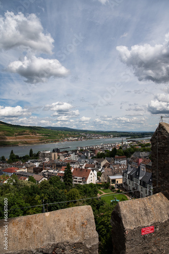 Views of Bingen Germany from the Castle Tower
