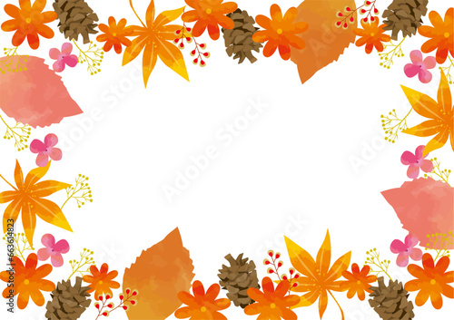 紅葉のフレーム