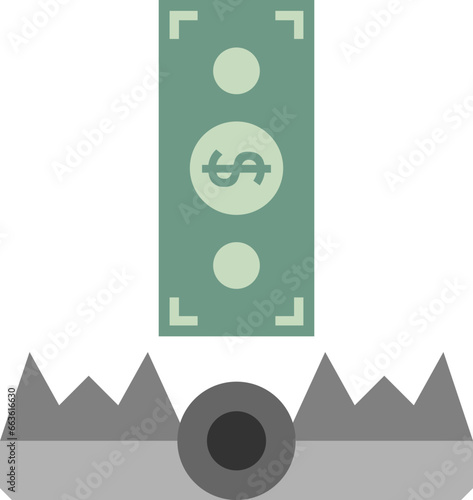 Money trap icon