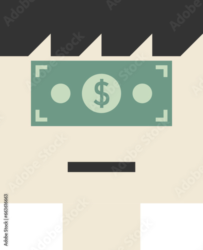 Eyewitness bribe icon