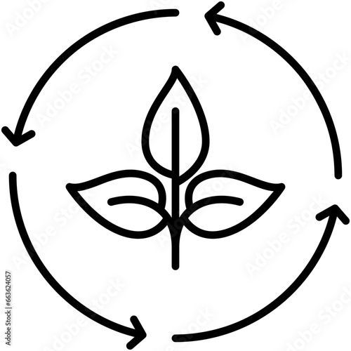 Rayon Icon. Eco Fabric Fiber Symbol Stock Illustration. Vector Line Icons For UI Web Design And Presentation