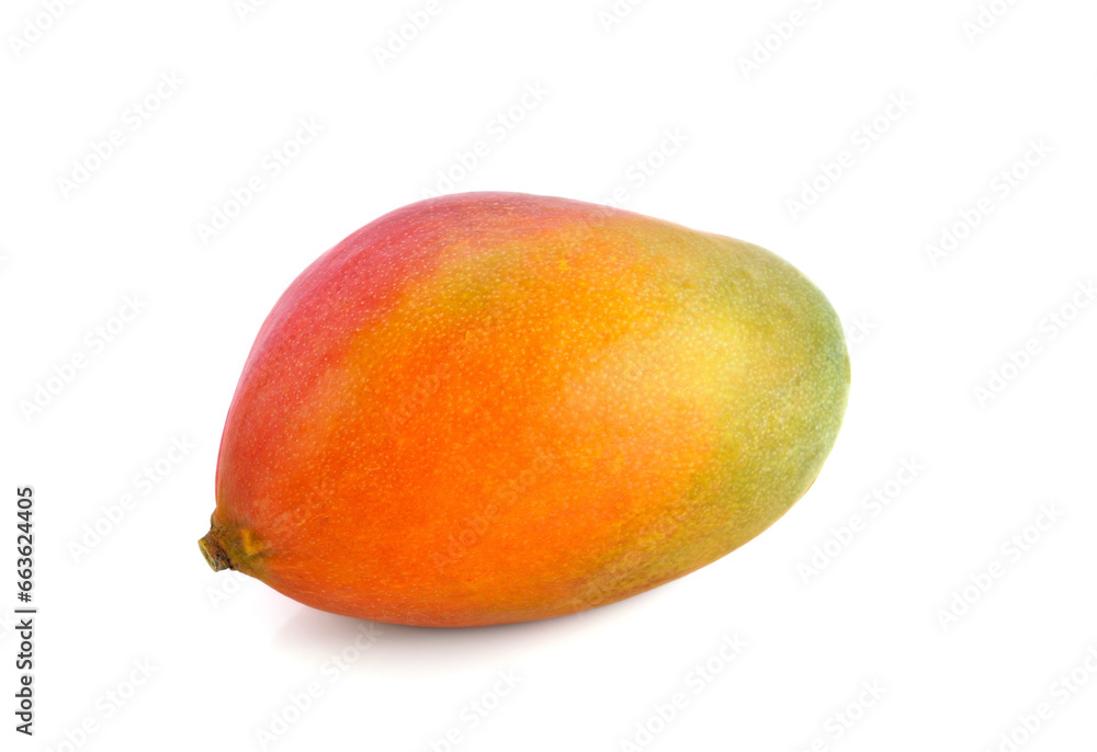 Fresh mango fruit on white background Fresh mango fruit on white background