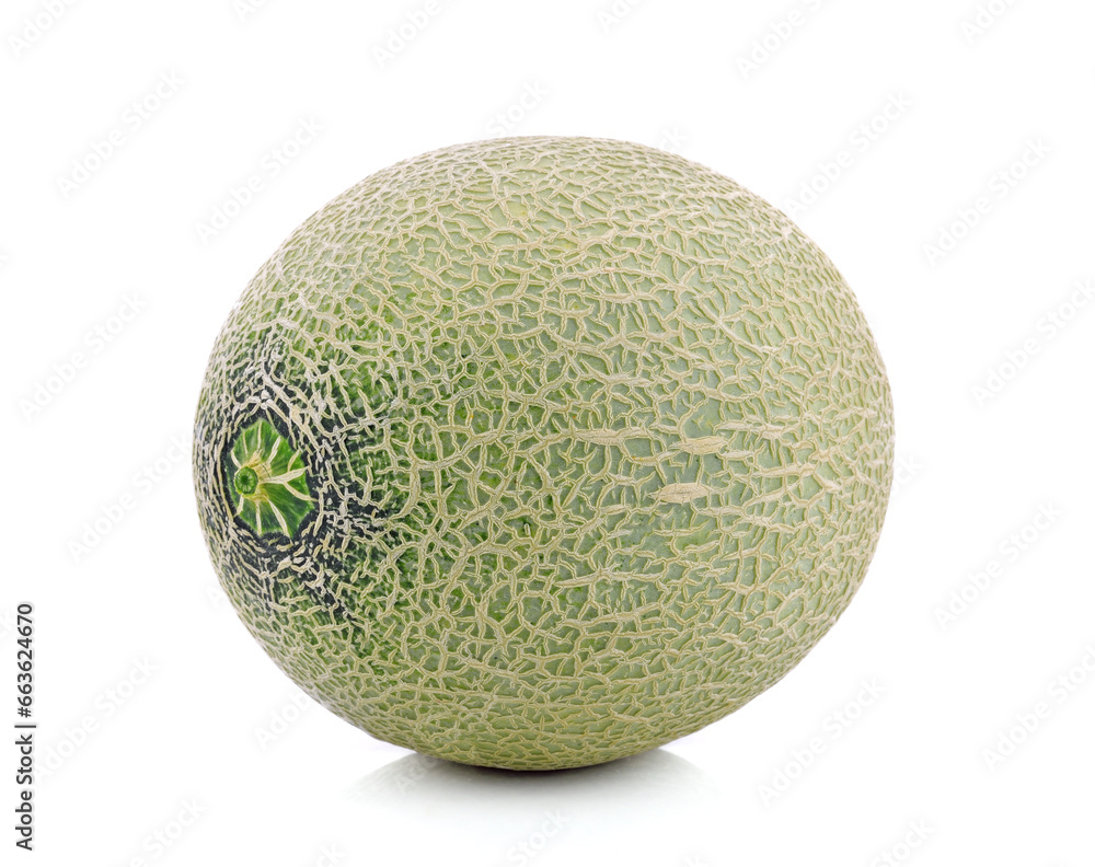 Cantaloupe melon isolated on white background Cantaloupe melon isolated on white background