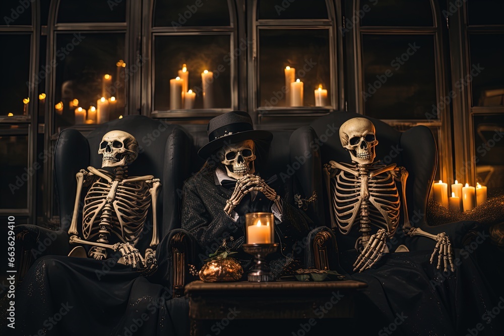 Skeleton and Candles: Photorealistic Eccentricity Skeleton and Candles: Photorealistic Eccentricity