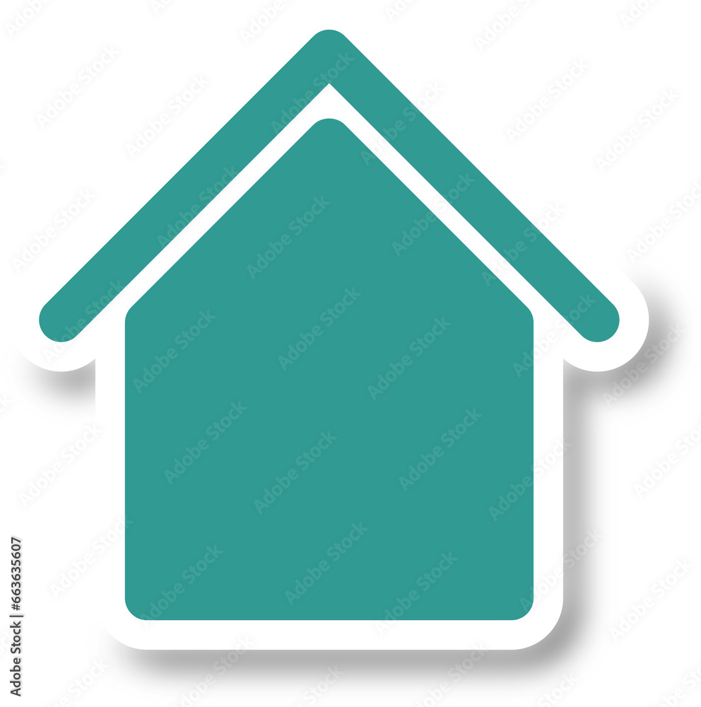 Digital png illustration of turquoise home shape on transparent background Digital png illustration of turquoise home shape on transparent background