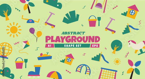 Abstract Playground Shape Set