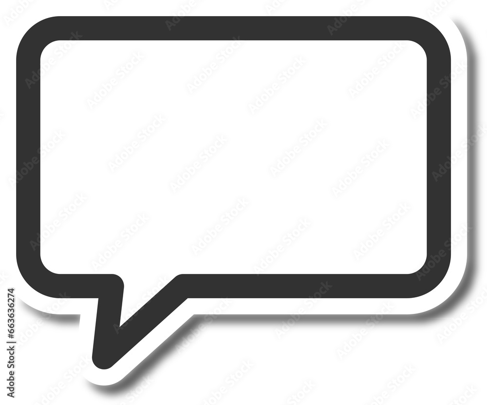 Digital png illustration of white speech bubble on transparent background Digital png illustration of white speech bubble on transparent background