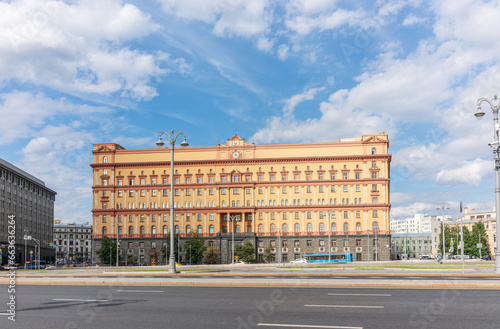 The main office of The Federal Security Service in Moscow, Russian Federation