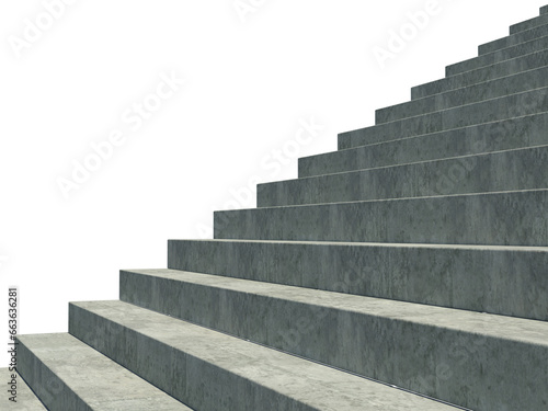 Digital png illustration of gray steep stairs on transparent background