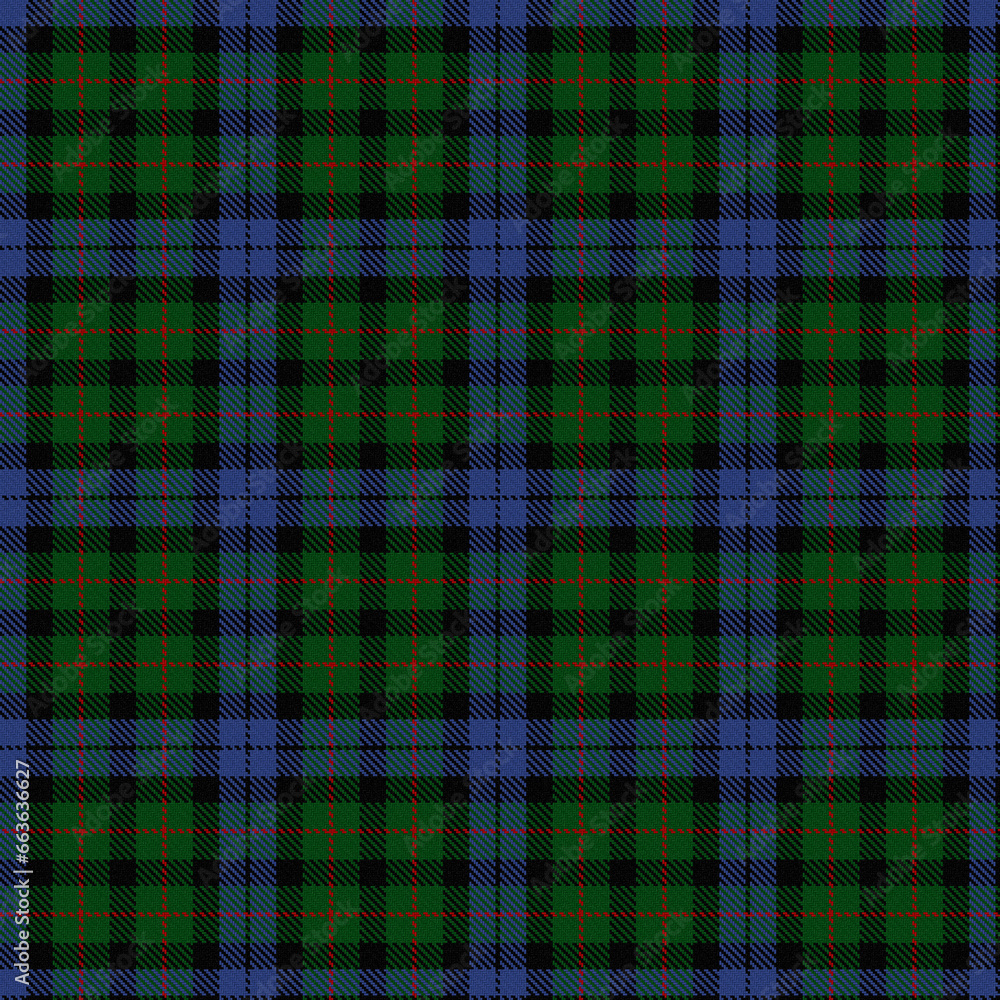 Blue, Black, Green, Red Tartan Plaid Weave - Tile Blue, Black, Green, Red Tartan Plaid Weave - Tile