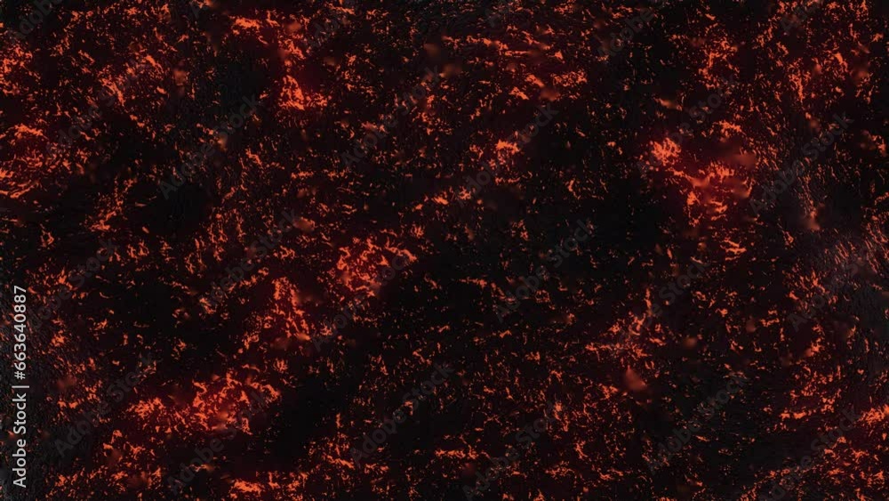 Glowing Lava Texture Background - top view Glowing Lava Texture Background - top view