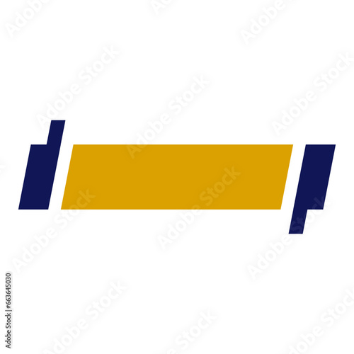 yellow tech title bar