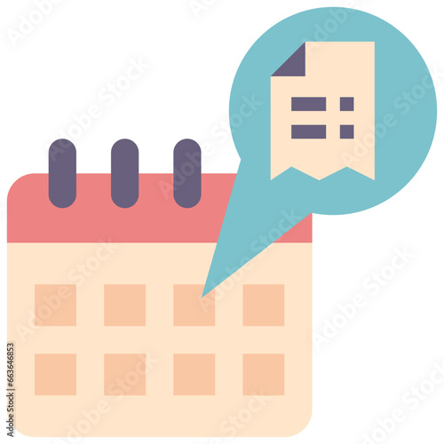 due flat style icon