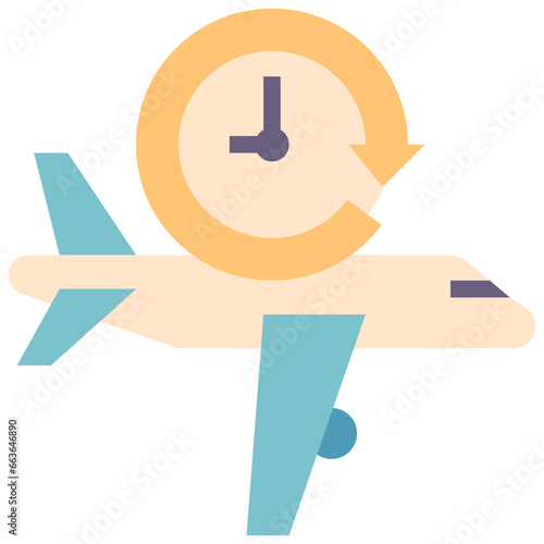 travel flat style icon