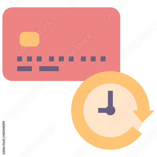 pay flat style icon