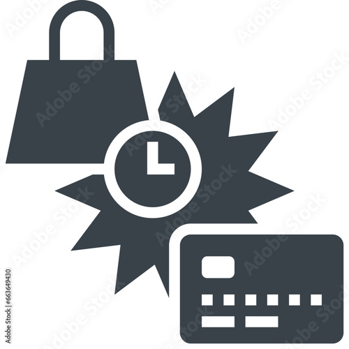 bnpl glyph style icon