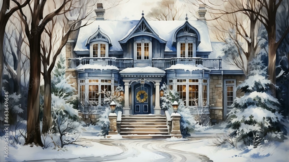 Christmas New Year holiday beautiful winter home decorations, background Christmas New Year holiday beautiful winter home decorations, background