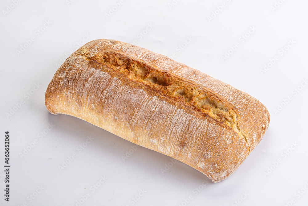 Italian ciabatta bread fresh and crust Italian ciabatta bread fresh and crust