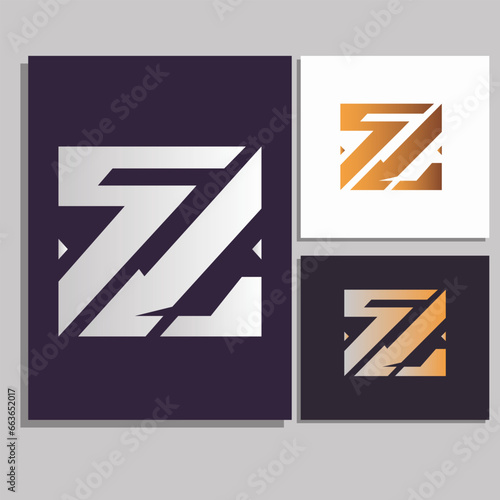 Design logo Z and 5