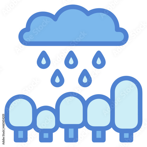 Cloud storage icon symbol vector image. Illustration of the database server hosting cloud system digital design image