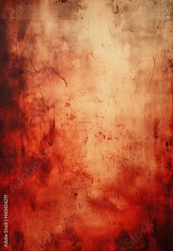 Paper with blood stains in style of horror-inspired vintage copyspace photo