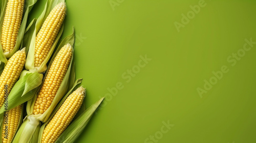 AI art frame made of corn トウモロコシで作ったフレーム