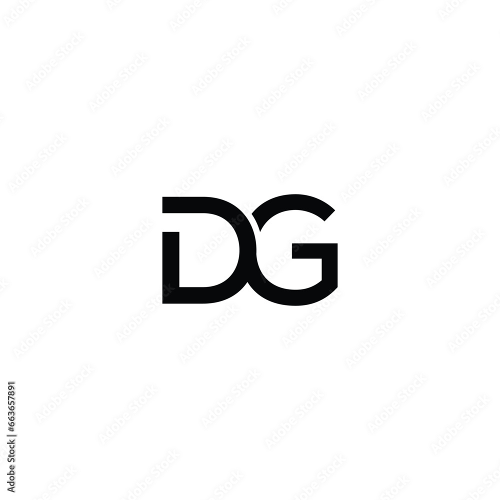 DG Letter Logo Vector DG Letter Logo Vector