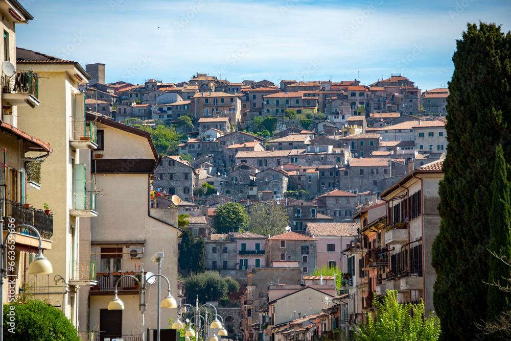 Obraz premium Town of Segni - Italy