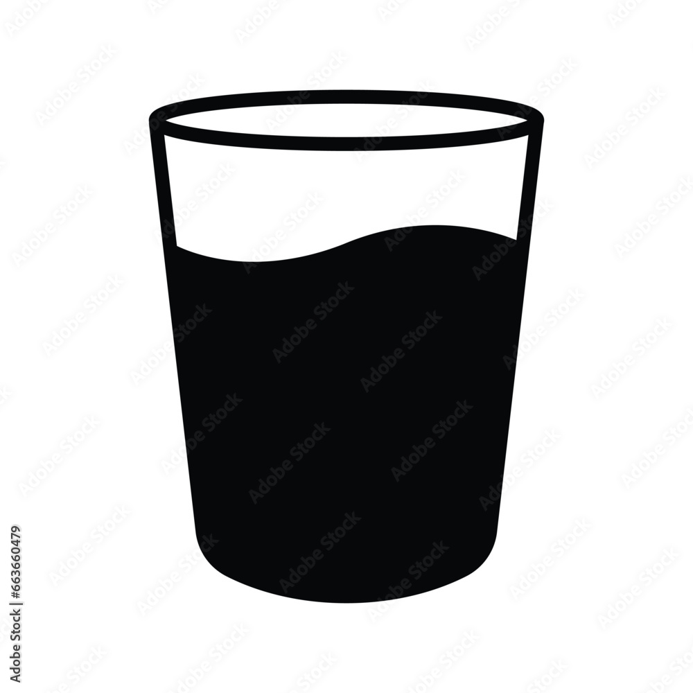 Glass icon design, illustration design Glass icon design, illustration design