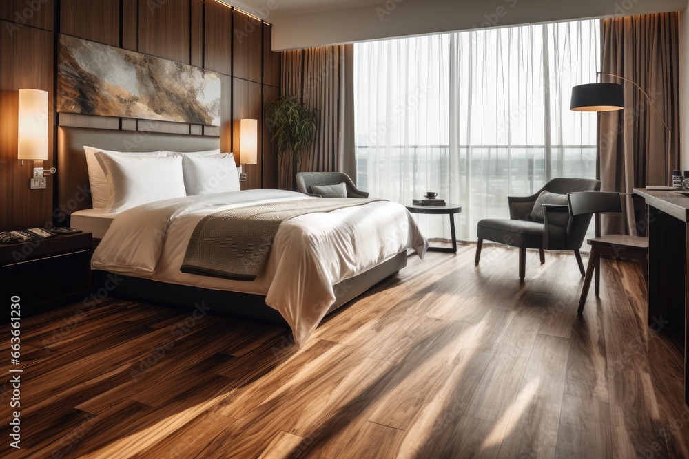Beach Tropical living & Sea view bedroom for Vacation and Summer an interior design Generative by AI Beach Tropical living & Sea view bedroom for Vacation and Summer an interior design Generative by AI